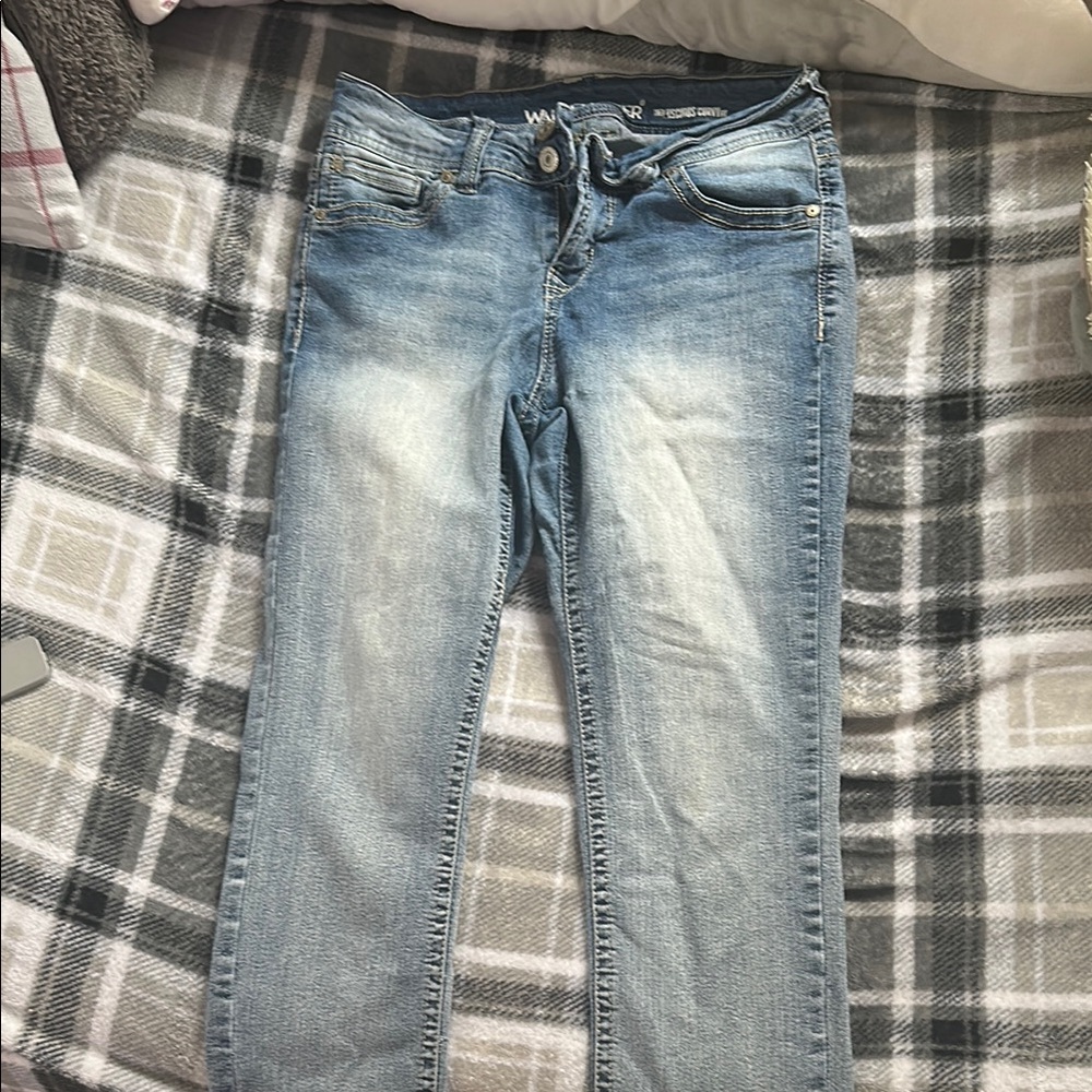 Wallflower Blue Skinny Jeans Classic Style